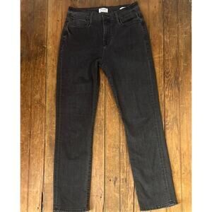Women’s Frame Denim jeans le high straight black size 26